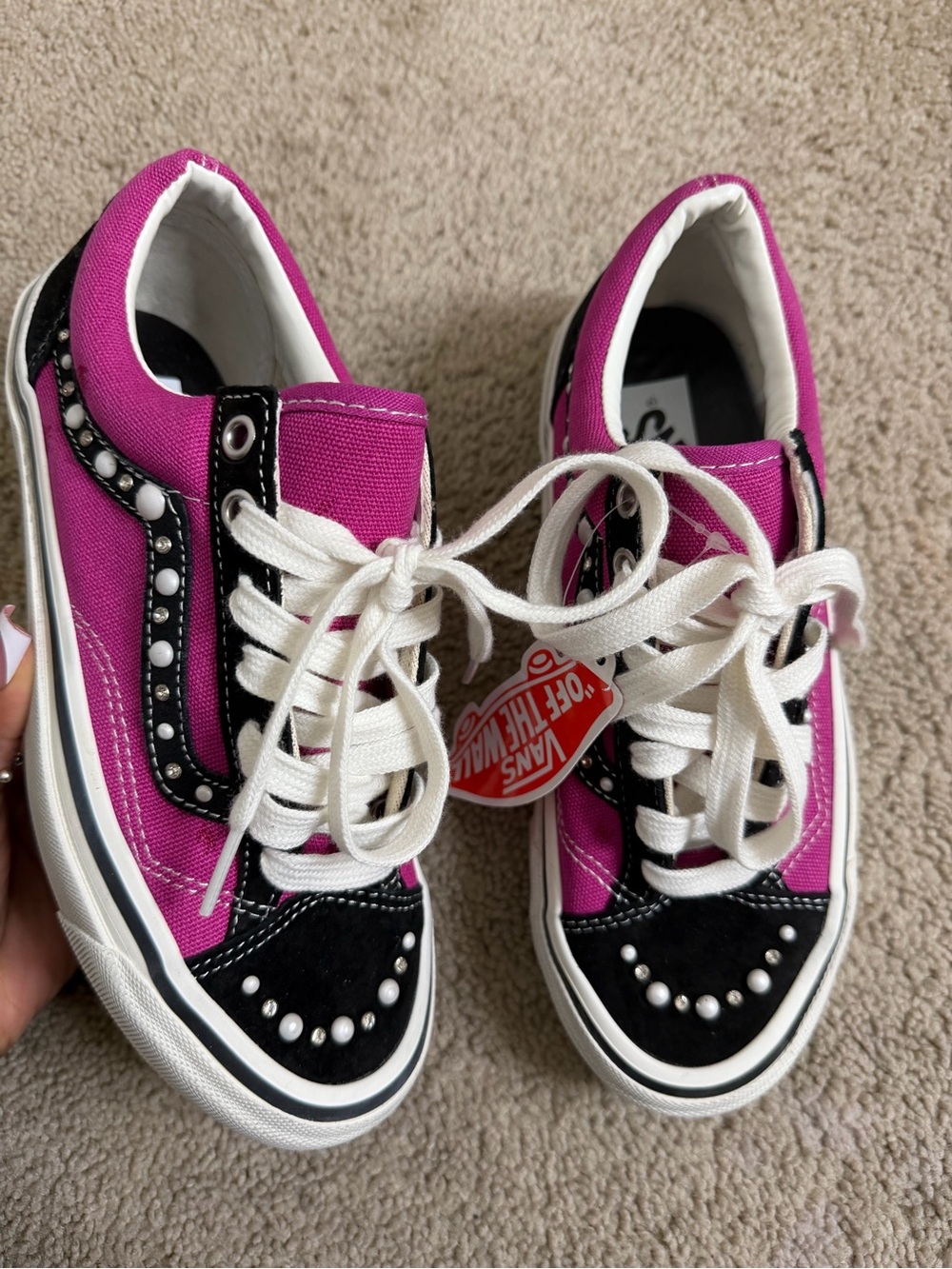 Pink Pearl Vans